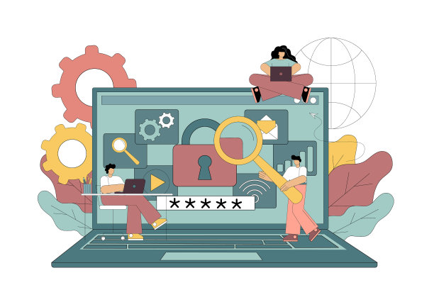 网页的计算机数据保护概念图片下载