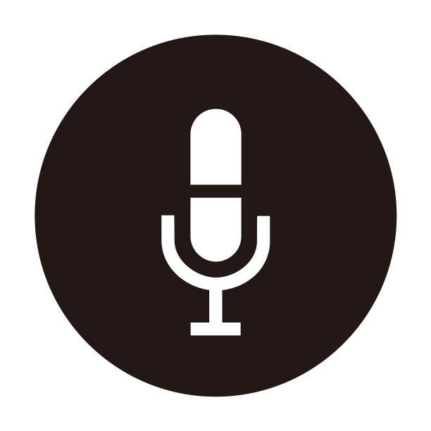 一个黑色的剪影分开了麦克风图片下载