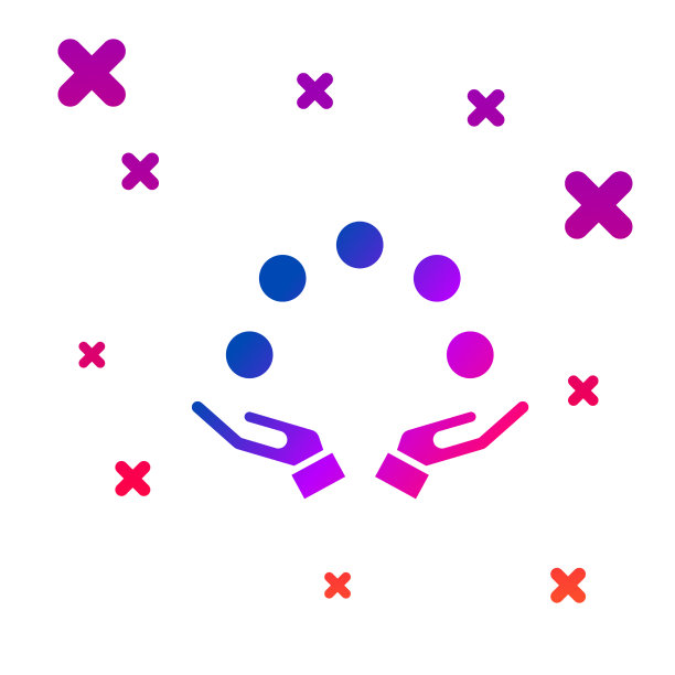 彩色杂耍球图标孤立在白色图片下载