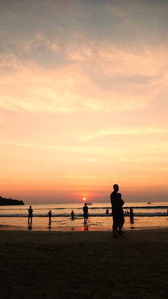 橙色的天空图片下载