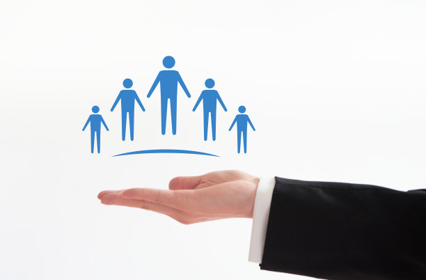 一方面是5个简化的人物插图图片下载