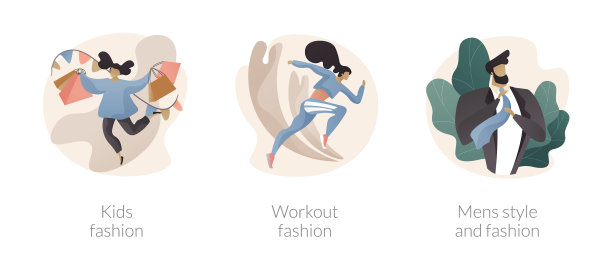 服装市场抽象概念图片下载