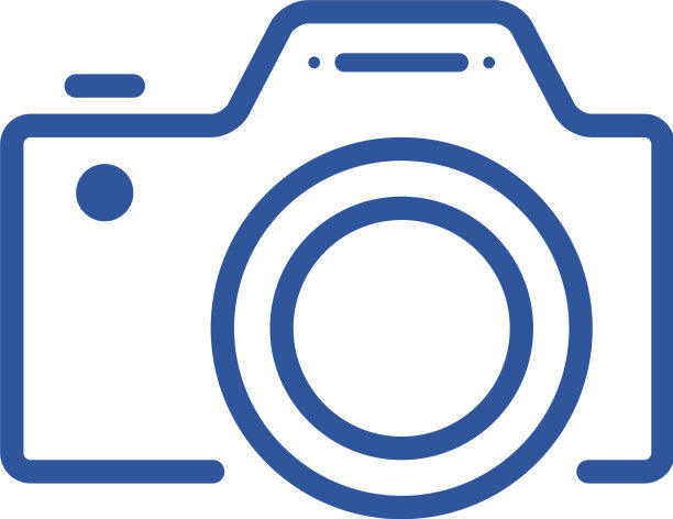 相机平面网页图标与高质量的轮廓图片下载