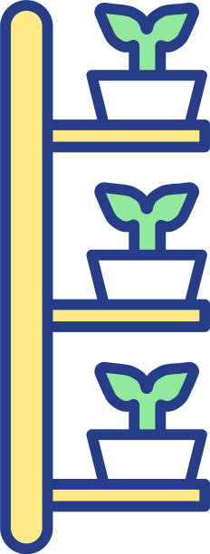 垂直花园RGB颜色图标图片下载