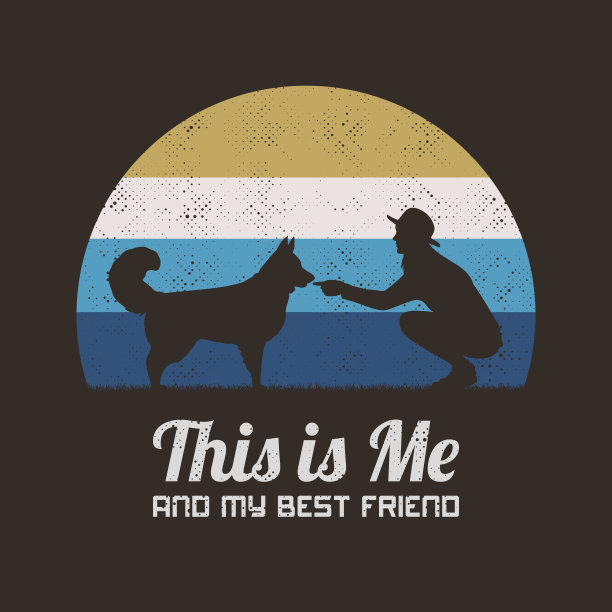 戴着帽子的女孩和一只狗图片下载