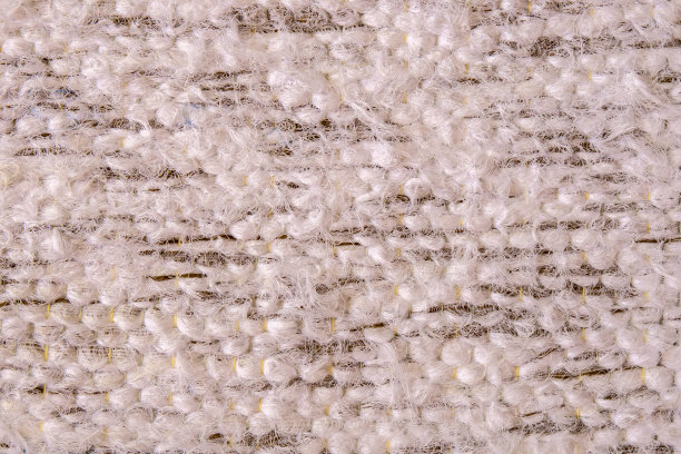 背景米色条纹织物。编织织物纹理。图片下载