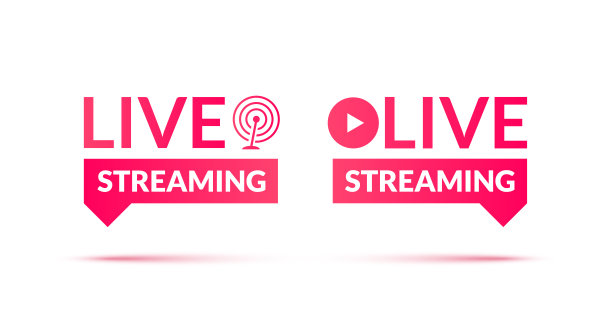 集直播和直播网络研讨会图标图片下载