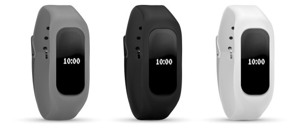 智能手环智能健身腕带触摸屏股票矢量插图孤立在白色背景。收集智能带黑色，白色和灰色。图片下载