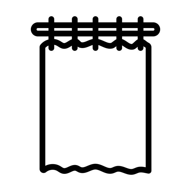 浴帘的图标图片下载