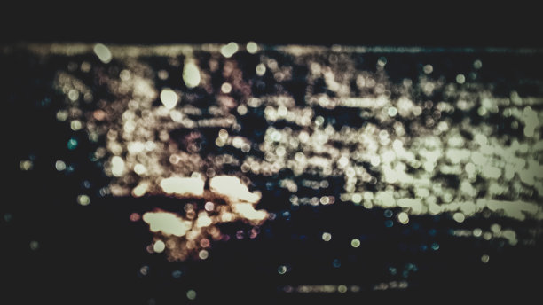 模糊的树林反射着阳光图片下载