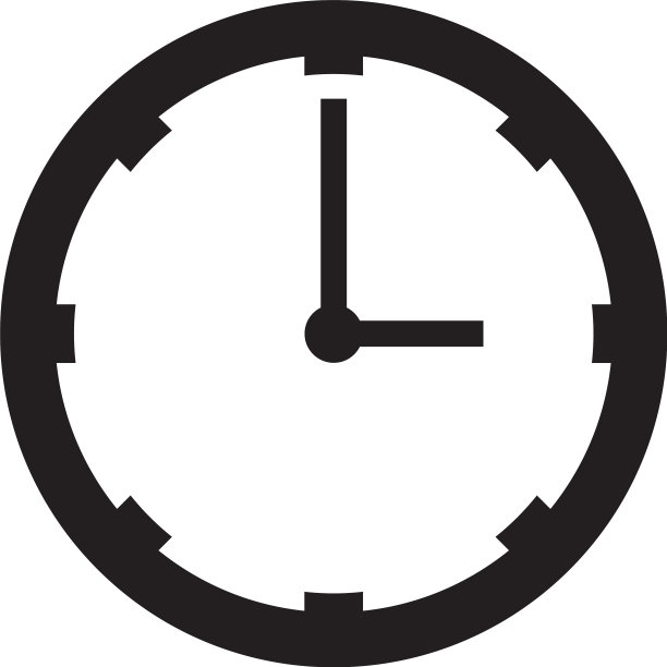 时钟标志图标图片下载