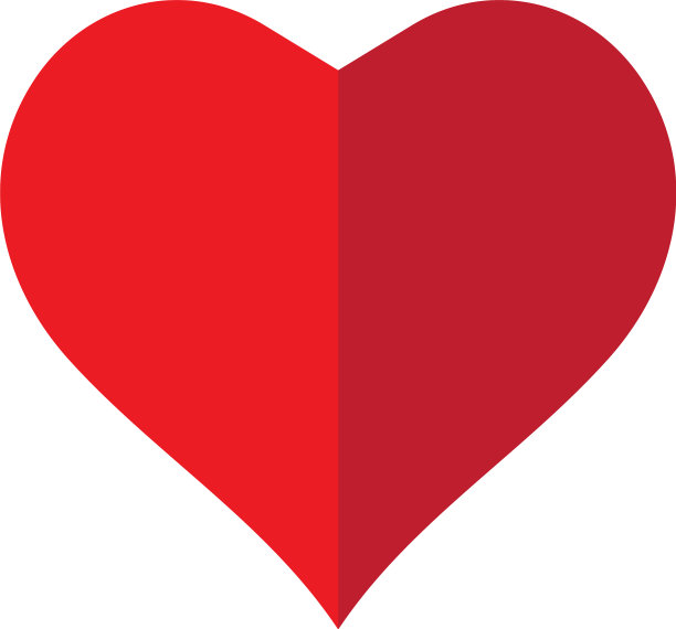 心标志模板图片下载