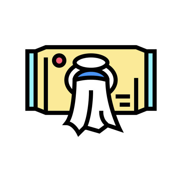 湿湿婴儿颜色图标矢量插图图片下载