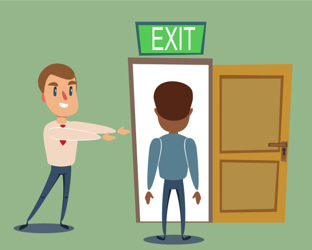 年轻快乐的男职员穿着整洁正式图片下载