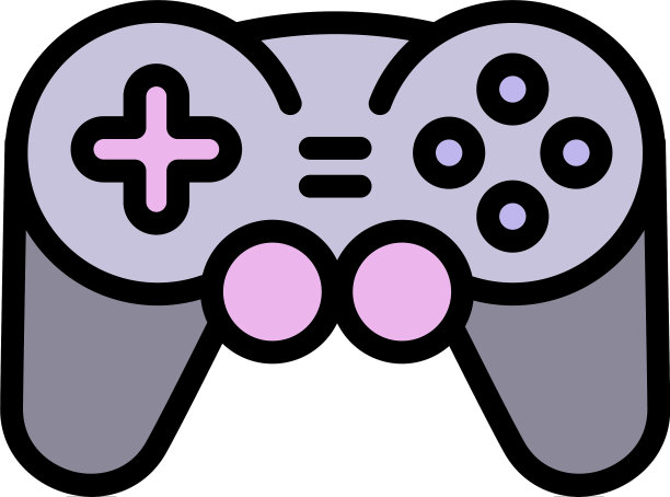 游戏操纵杆图标轮廓风格图片下载