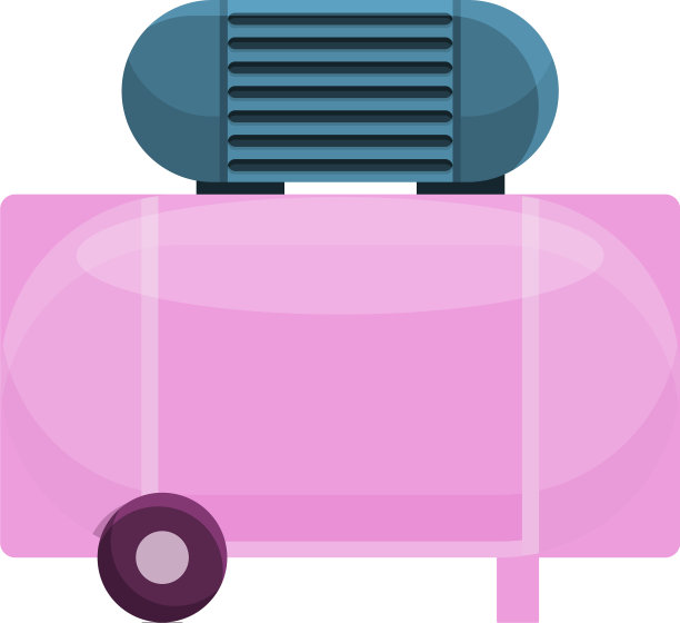 工业压缩机图标卡通风格图片下载