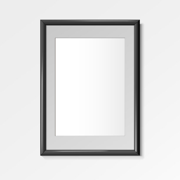 现实的黑色框架图片下载