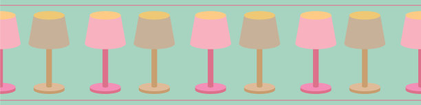 排台灯横边框图片下载