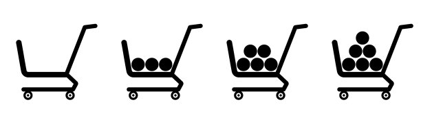 一个选择抽象的网页图标杂货店篮子图片下载