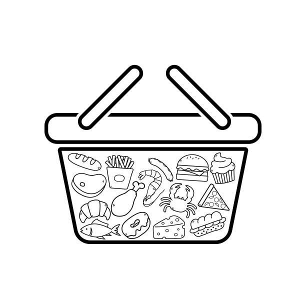 摘要购物车里装着杂货图片下载