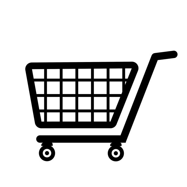 抽象的超市购物车的轮子图片下载