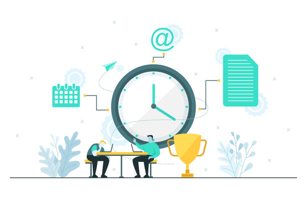 谈时间管理的商人图片下载