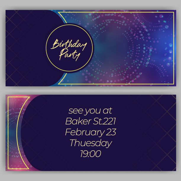 贺卡或社交媒体发布派对图片下载