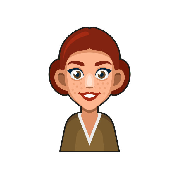 可爱美丽的红发女孩阿凡达年轻女子图片下载