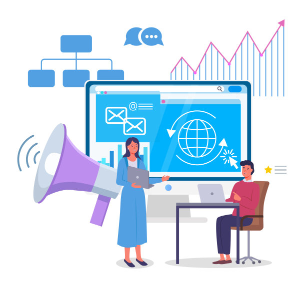 业务团队进行推广广告项目图片下载