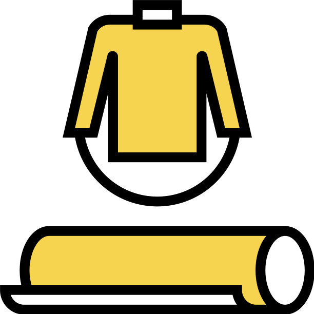 服装纺织品面料颜色图标图片下载