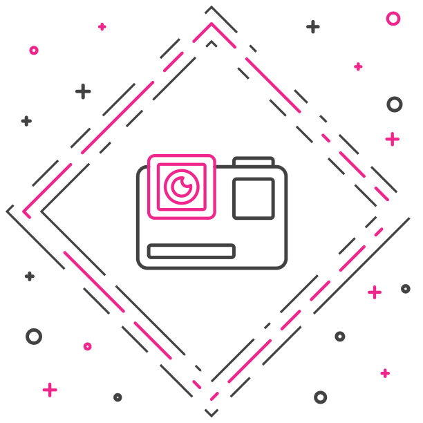 线行动极端相机图标孤立在白色图片下载