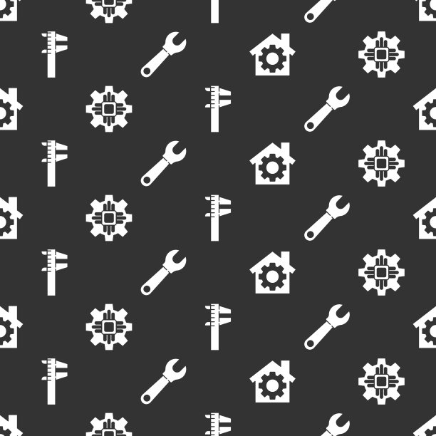 设置房屋与齿轮处理器卡尺或图片下载