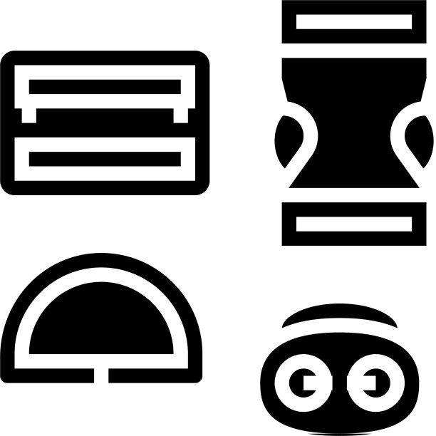 扣、衣服配件、字形图标图片下载