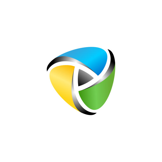 三角形抽象数字媒体标志符号图标图片下载