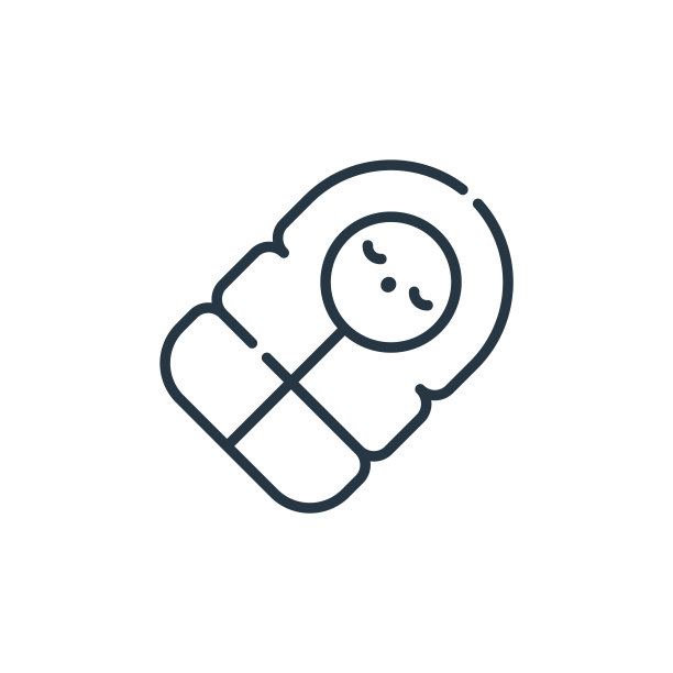 睡袋图标向量从冒险概念。细线插图睡袋可编辑的笔触。睡袋线性标志，用于web和移动应用程序，标志，印刷媒体。图片下载