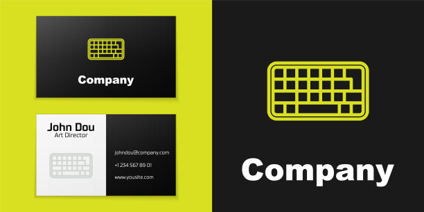 计算机键盘图标孤立在黑色背景上。电脑组件的信号。标志设计模板元素。向量图片下载