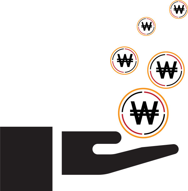 韩国韩元象征图标图片下载