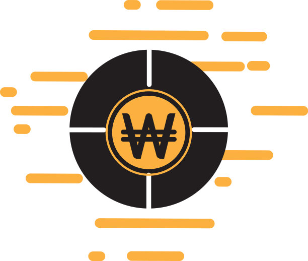 韩国韩元象征图标图片下载