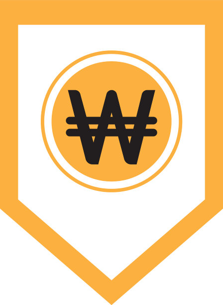 韩国韩元象征图标图片下载