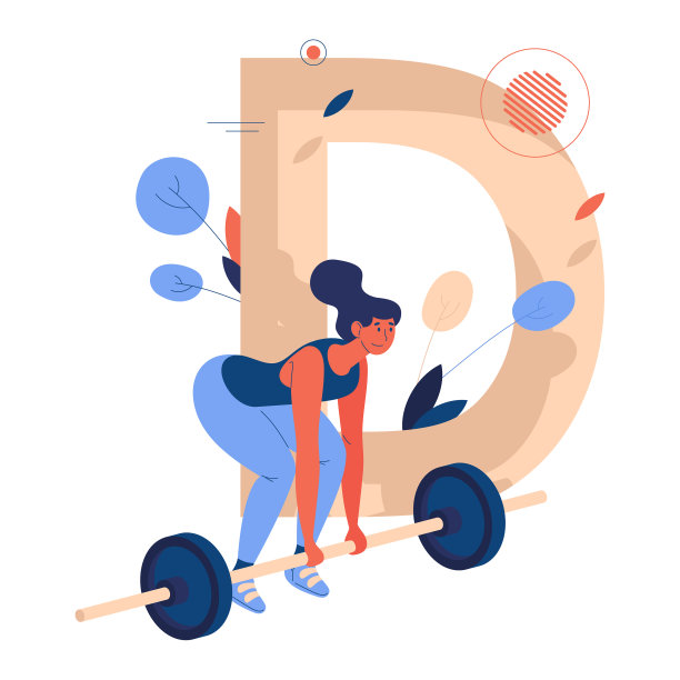 女子负重杠铃训练死举图片下载