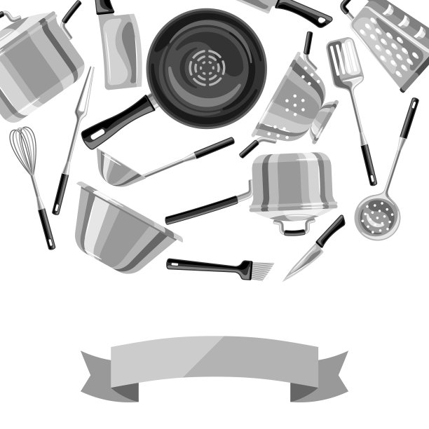 厨房用具背景图片下载