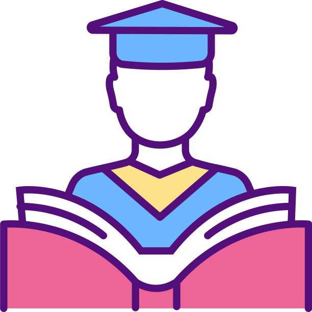 在线教科书RGB颜色图标图片下载