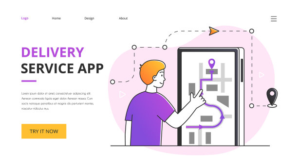 交付网站模板图片下载