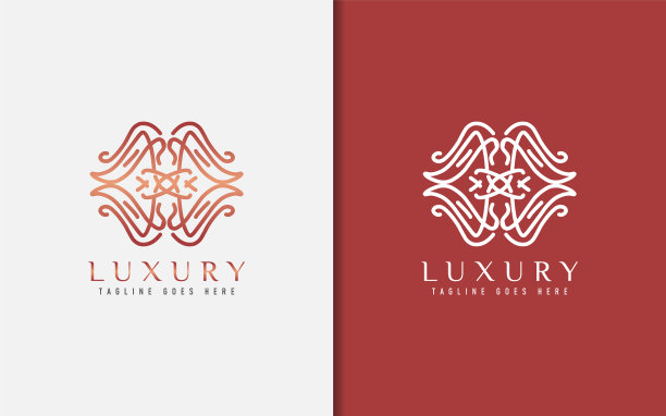 豪华标志设计优雅的几何符号图片下载