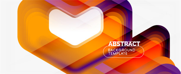 三维箭头几何构成抽象图片下载