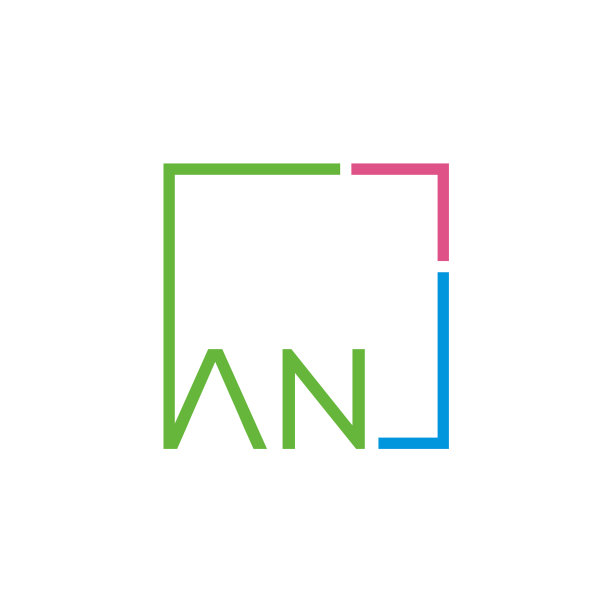 创意首字母为方形标志设计图片下载