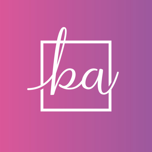 创意首字母ba方标志设计图片下载