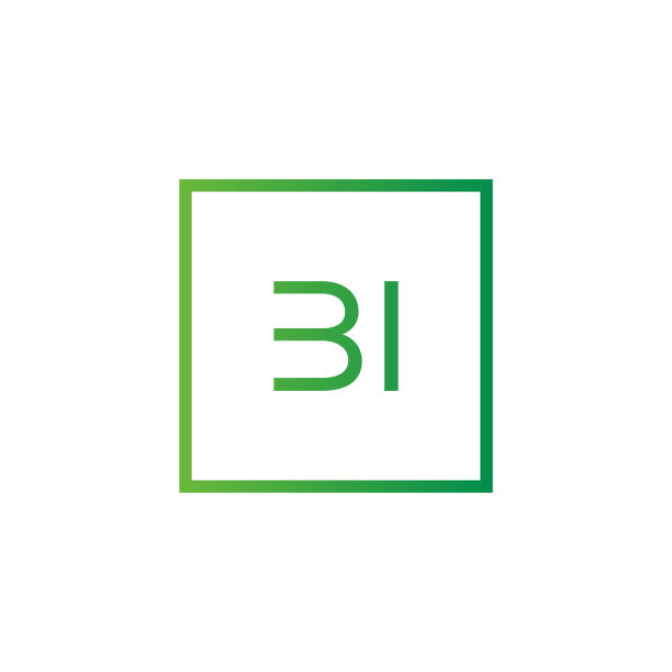 创意首字母bi方标志设计图片下载