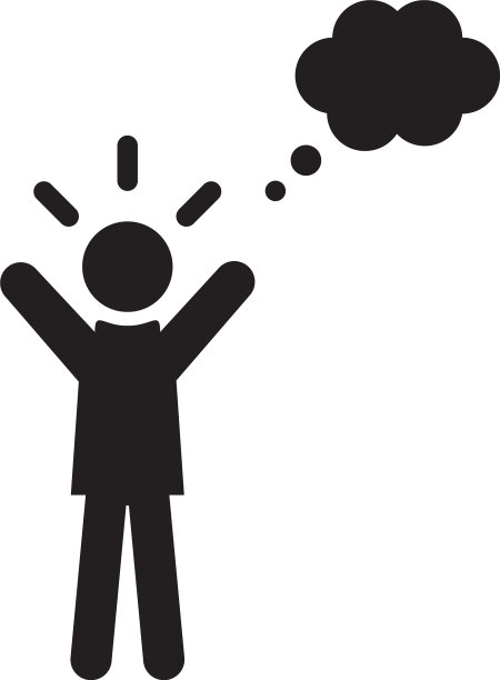 创意图标男性个人资料头像与气泡图片下载