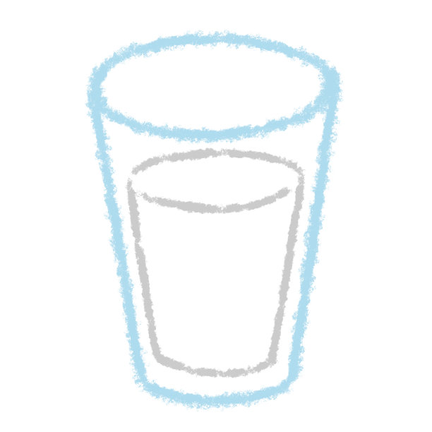 牛奶玻璃插图图片下载